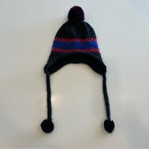 BURTON Knit Striped Beanie with Faux Fur Lining